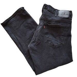 Levi's 569 Loose Straight Jeans Mens 38x30 Black Denim Relaxed Baggy 00569-0125